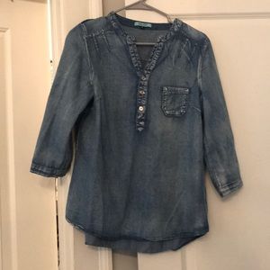Denim blouse